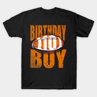 10th Birthday Boy 10 Years Old Football Lover Theme Party T-Shirt